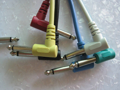 【效果器導(dǎo)線彩色導(dǎo)線微短連接線5條一套】價(jià)格,廠家,圖片,樂器配件,惠州市惠陽區(qū)秋長倍音五金電子加工部-